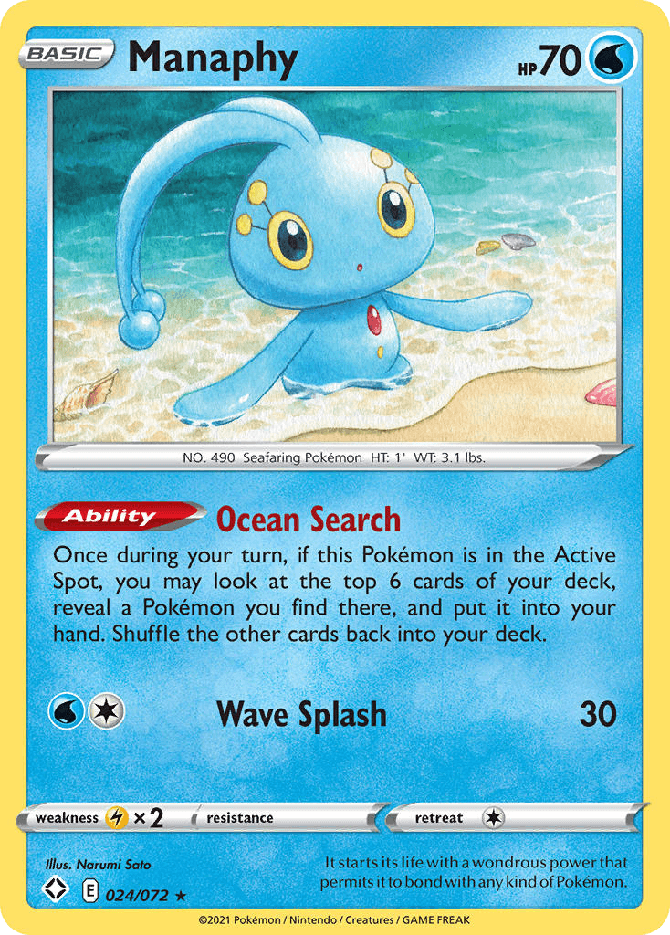 Manaphy — Shining Fates #24
