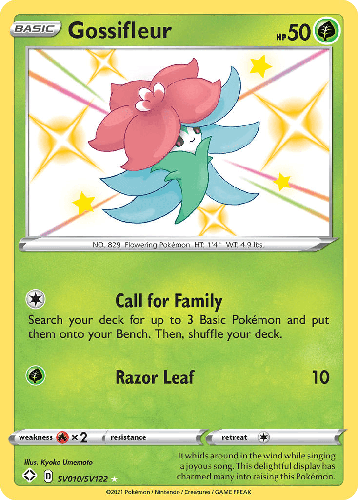 Gossifleur — Shining Fates Shiny Vault #SV010