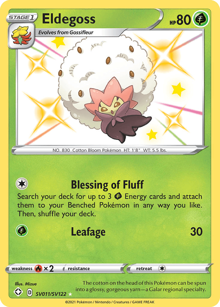 Eldegoss — Shining Fates Shiny Vault #SV011