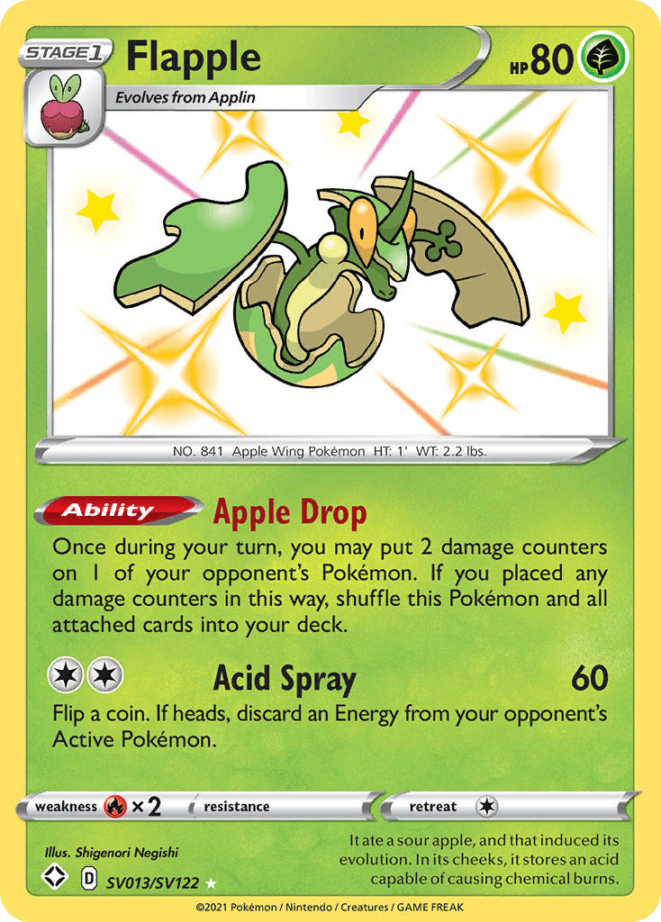 Flapple — Shining Fates Shiny Vault #SV013