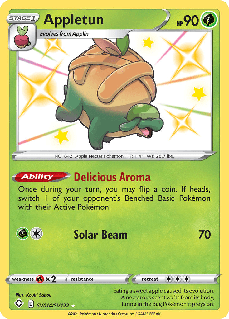 Appletun — Shining Fates Shiny Vault #SV014