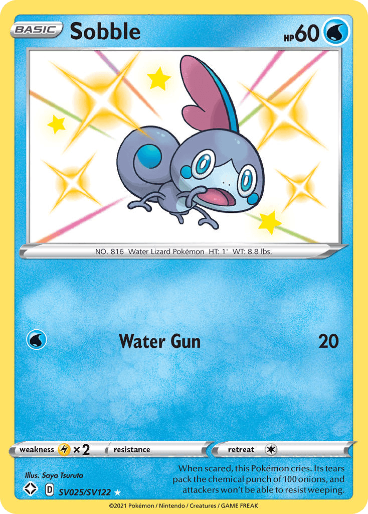 Sobble — Shining Fates Shiny Vault #SV025