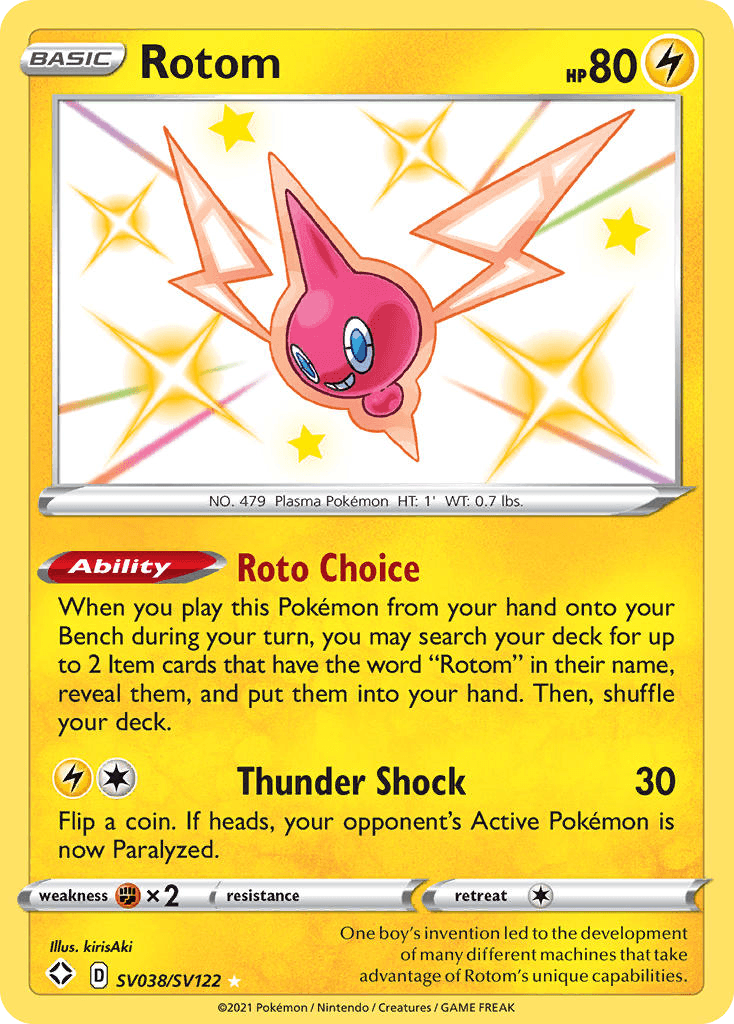Rotom — Shining Fates Shiny Vault #SV038
