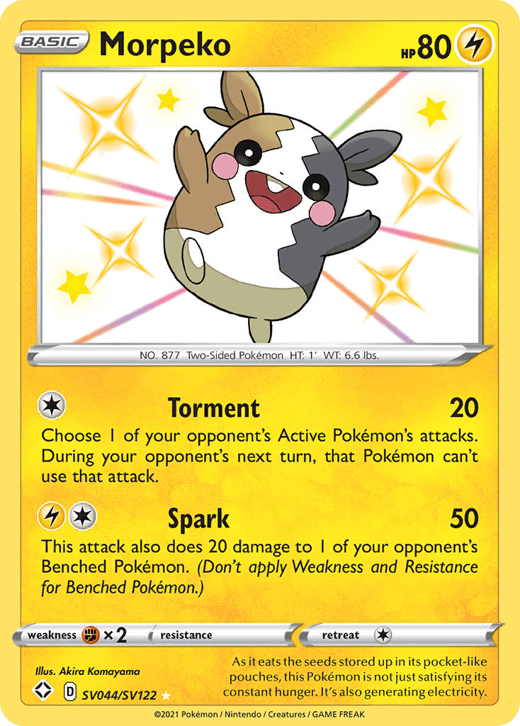 Morpeko — Shining Fates Shiny Vault #SV044