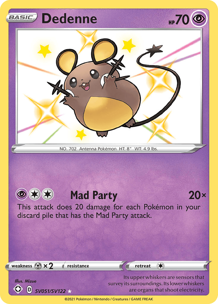 Dedenne — Shining Fates Shiny Vault #SV051