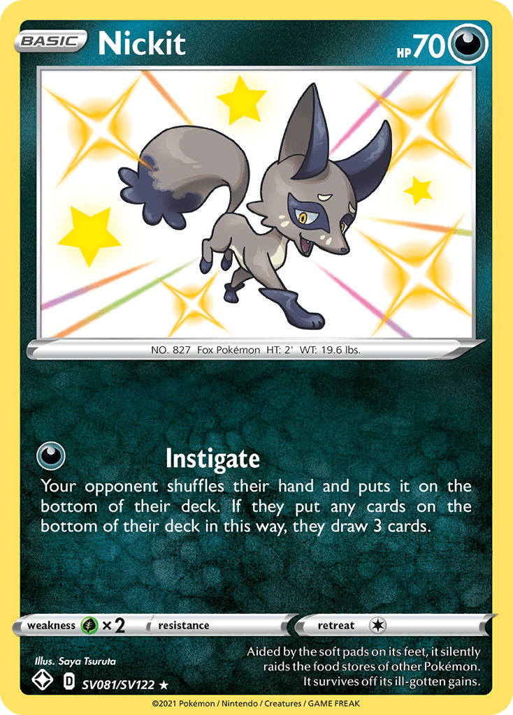 Nickit — Shining Fates Shiny Vault #SV081