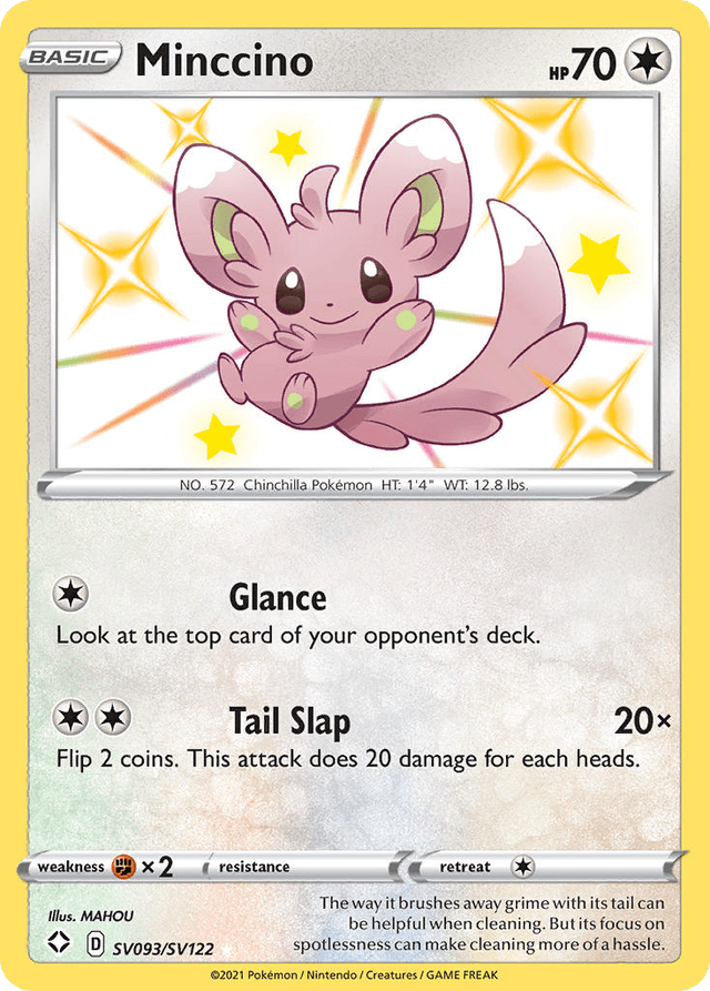 Minccino — Shining Fates Shiny Vault #SV093