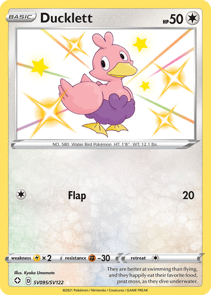 Ducklett — Shining Fates Shiny Vault #SV095