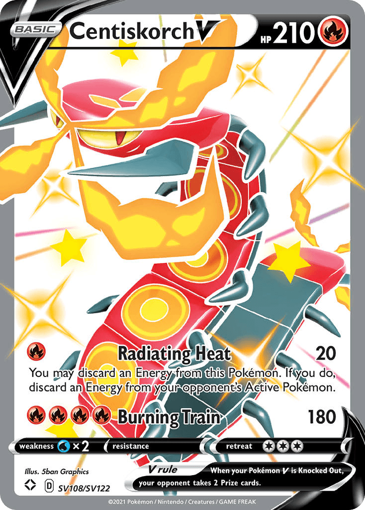 Centiskorch V — Shining Fates Shiny Vault #SV108