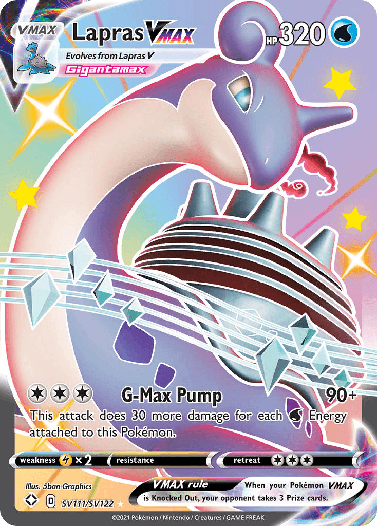 Lapras VMAX — Shining Fates Shiny Vault #SV111