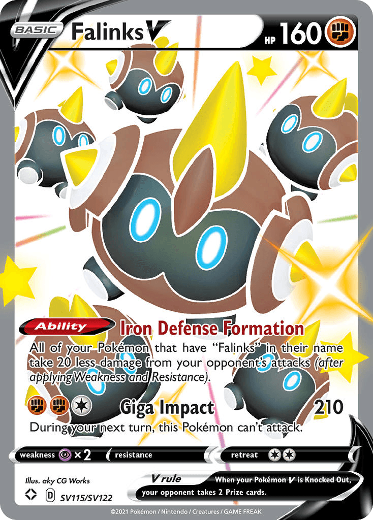 Falinks V — Shining Fates Shiny Vault #SV115
