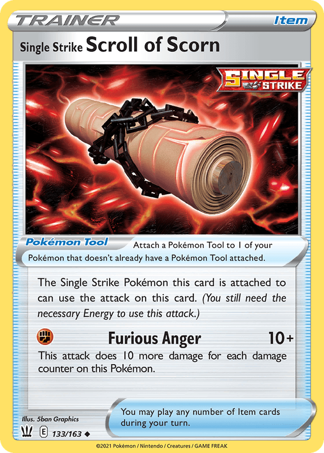 Single Strike Scroll of Scorn — Battle Styles #133