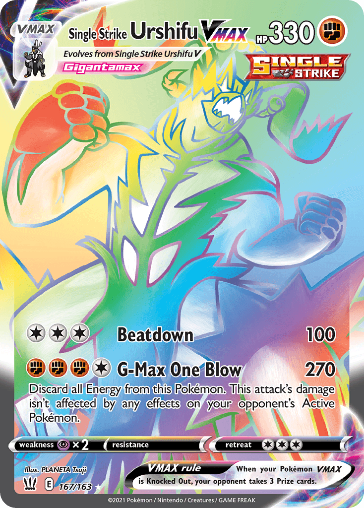 Single Strike Urshifu VMAX — Battle Styles #167