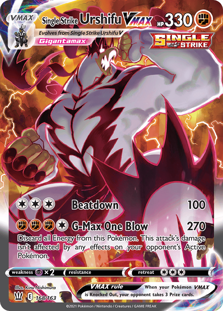 Single Strike Urshifu VMAX — Battle Styles #168