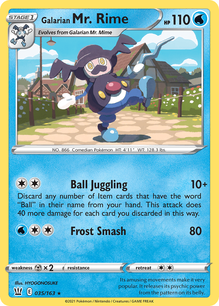 Galarian Mr. Rime — Battle Styles #35