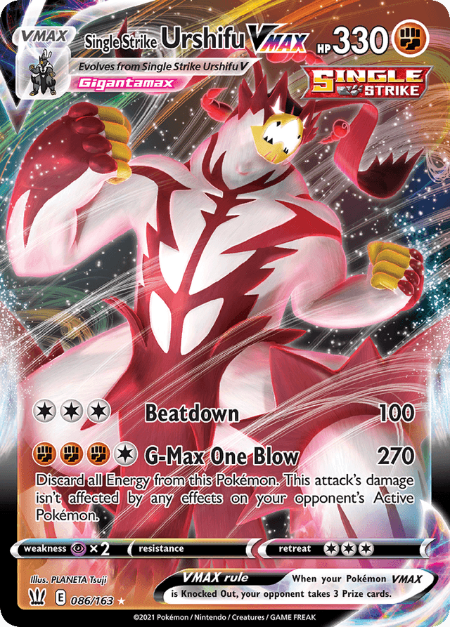Single Strike Urshifu VMAX — Battle Styles #86