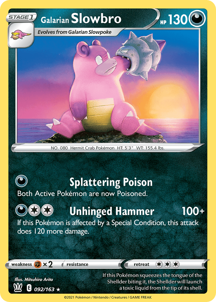 Galarian Slowbro — Battle Styles #92
