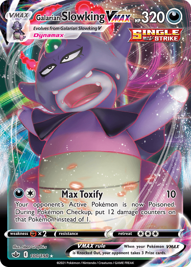 Galarian Slowking VMAX — Chilling Reign #100