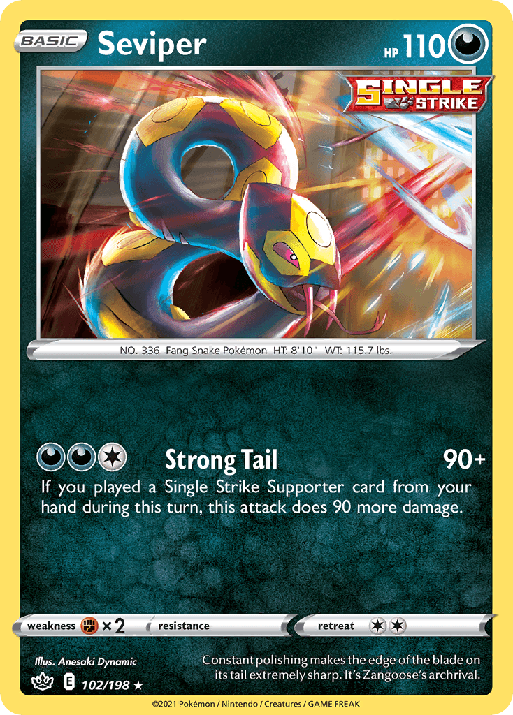 Seviper — Chilling Reign #102