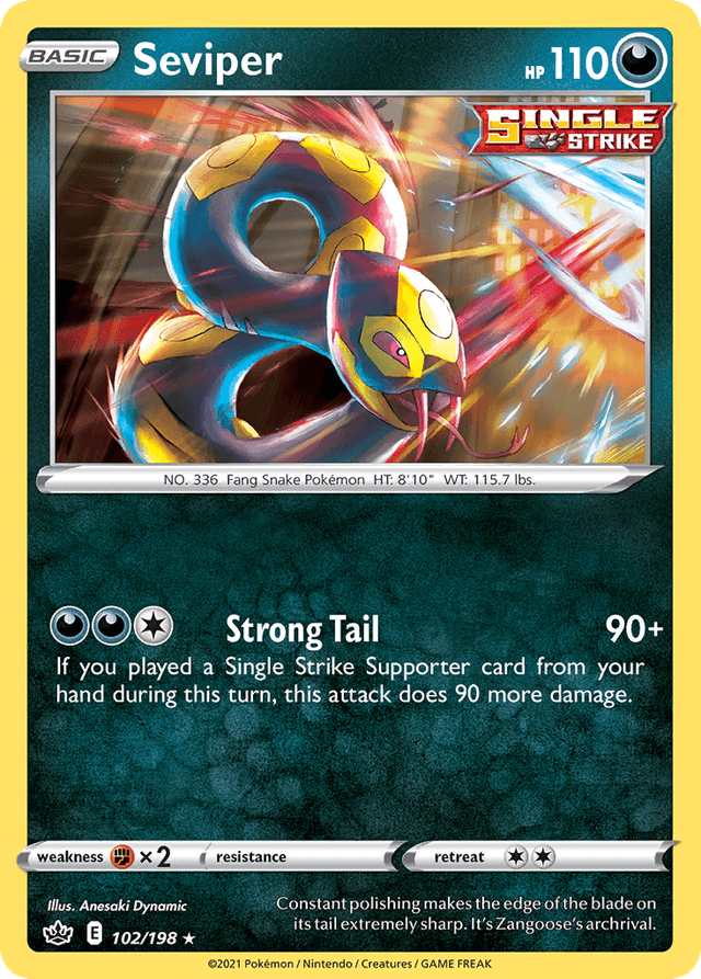 Seviper — Chilling Reign #102