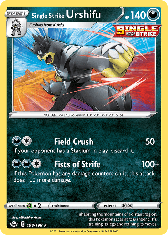 Single Strike Urshifu — Chilling Reign #108