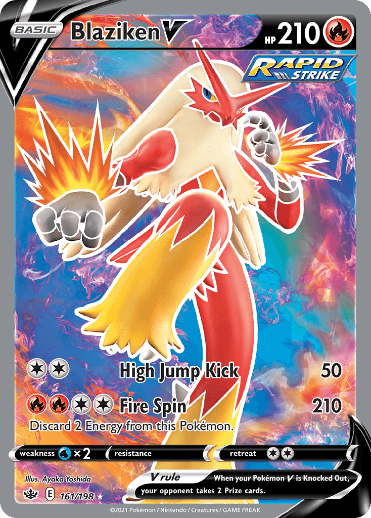Blaziken V — Chilling Reign #161