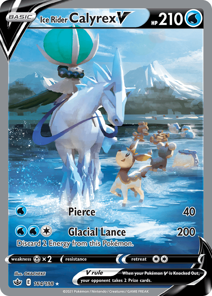 Ice Rider Calyrex V — Chilling Reign #164