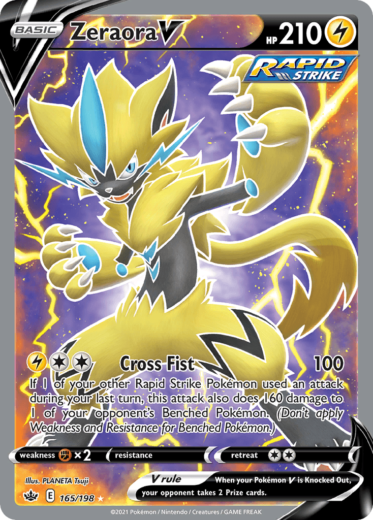 Zeraora V — Chilling Reign #165