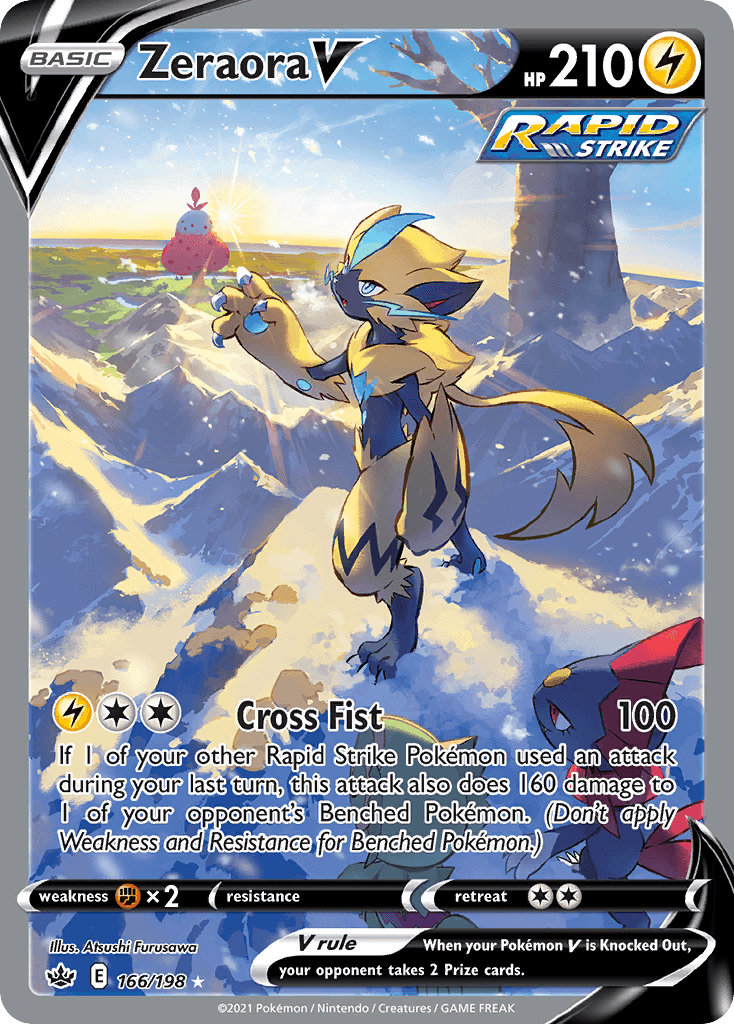 Zeraora V — Chilling Reign #166