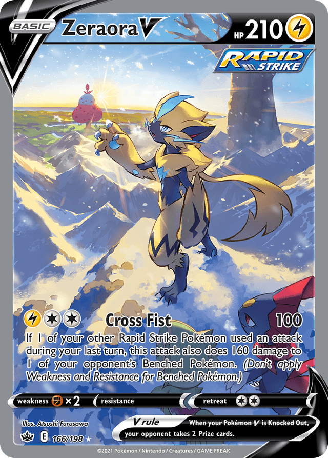 Zeraora V — Chilling Reign #166