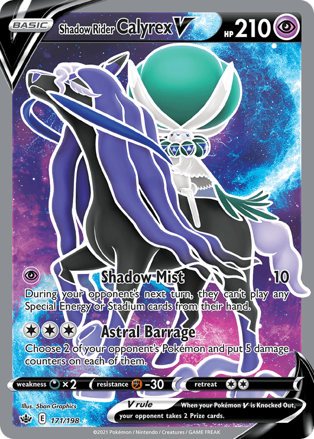 Shadow Rider Calyrex V — Chilling Reign #171