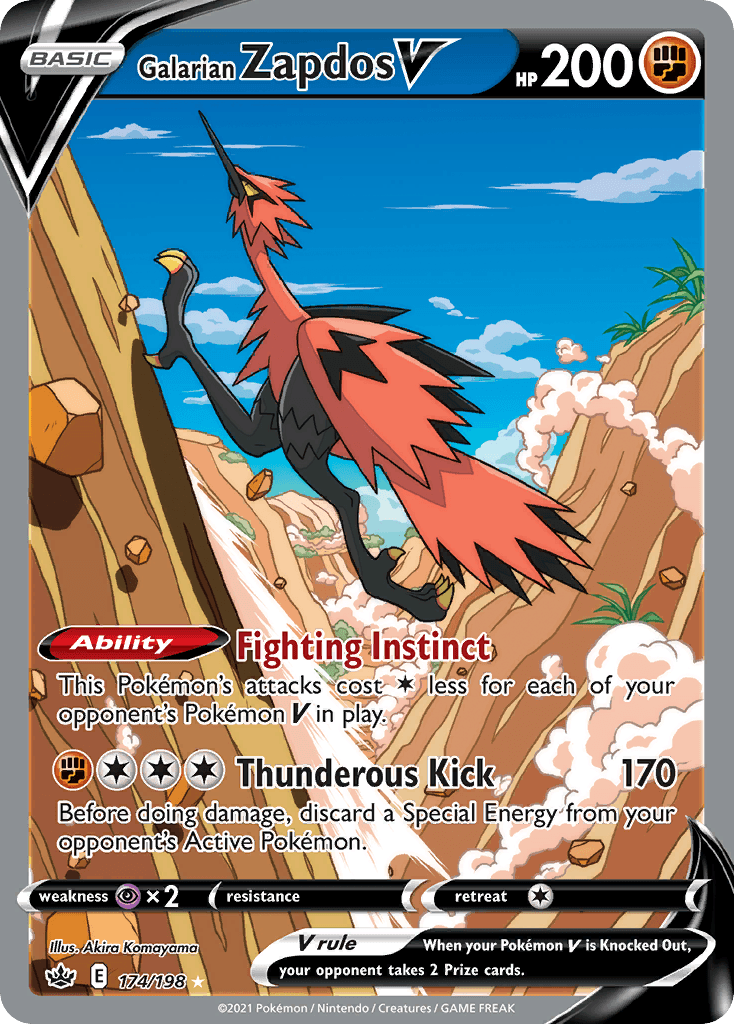 Galarian Zapdos V — Chilling Reign #174