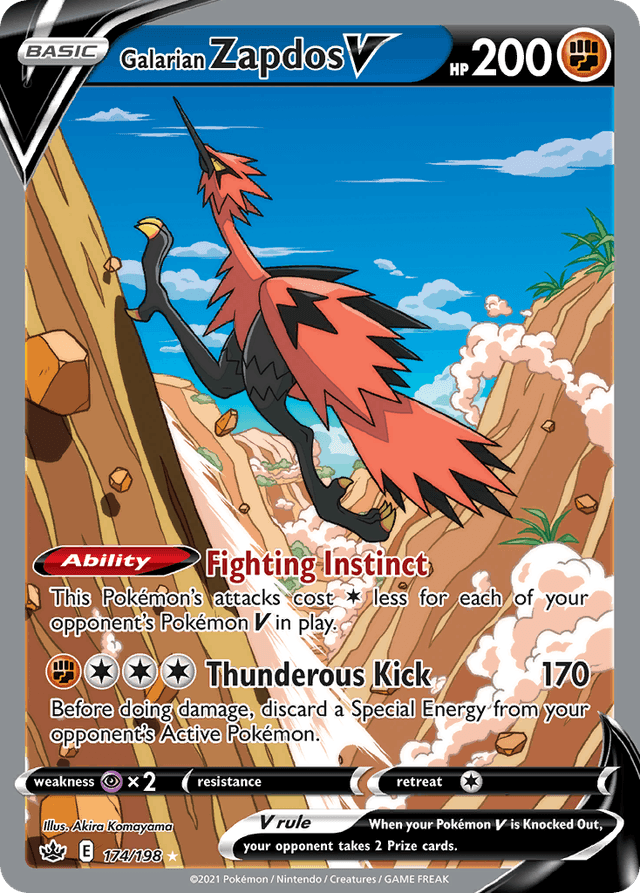Galarian Zapdos V — Chilling Reign #174