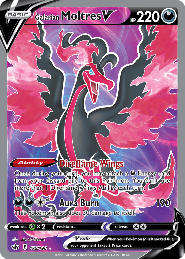 Galarian Moltres V — Chilling Reign #176