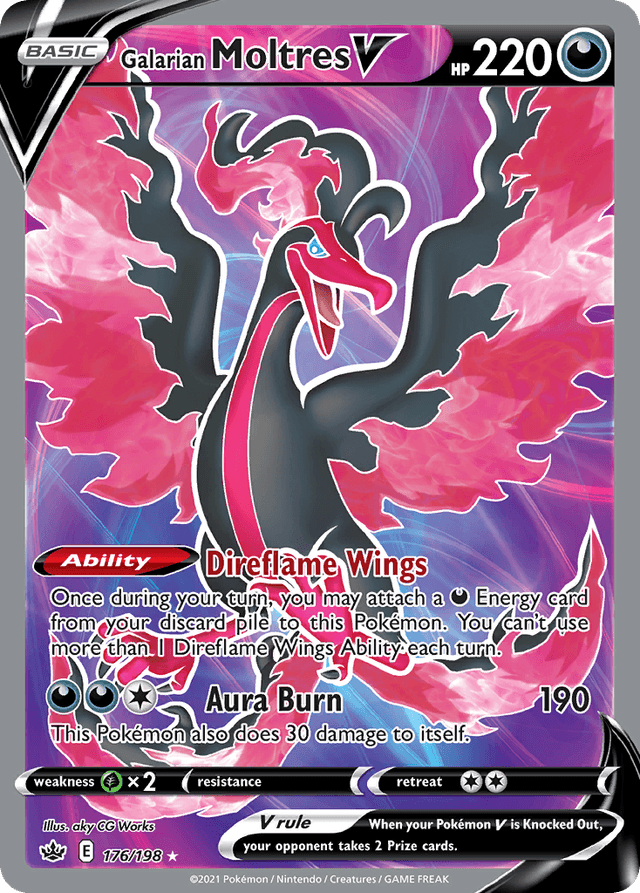 Galarian Moltres V — Chilling Reign #176