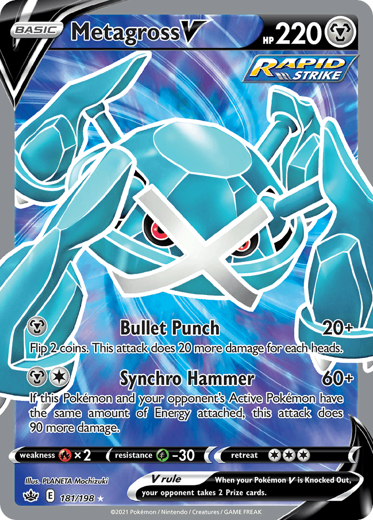 Metagross V — Chilling Reign #181