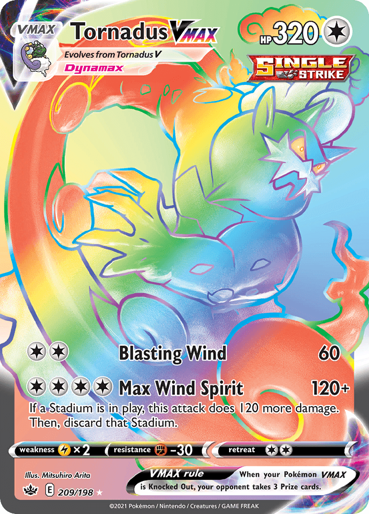 Tornadus VMAX — Chilling Reign #209