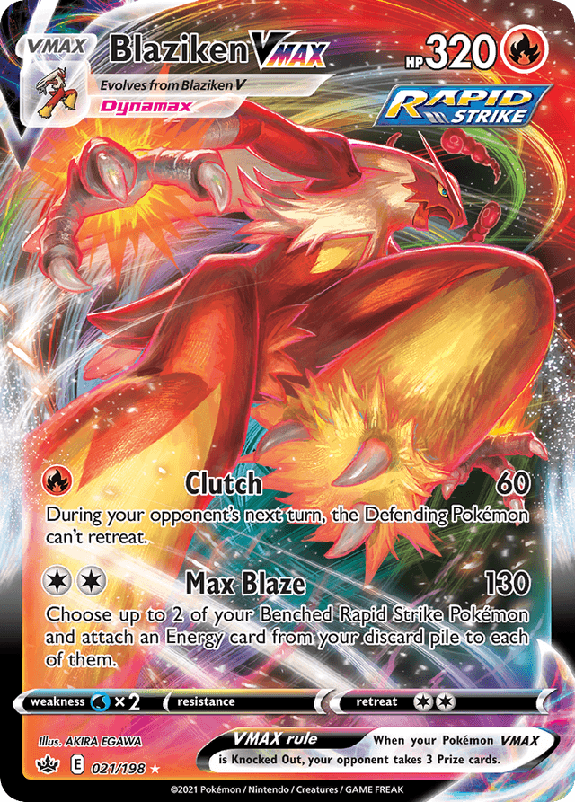 Blaziken VMAX — Chilling Reign #21