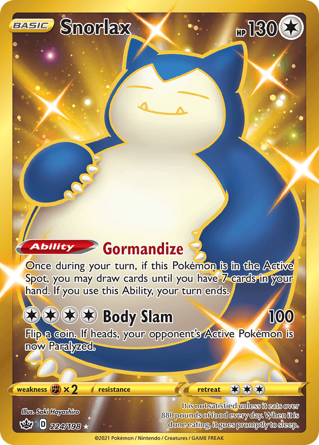Snorlax — Chilling Reign #224