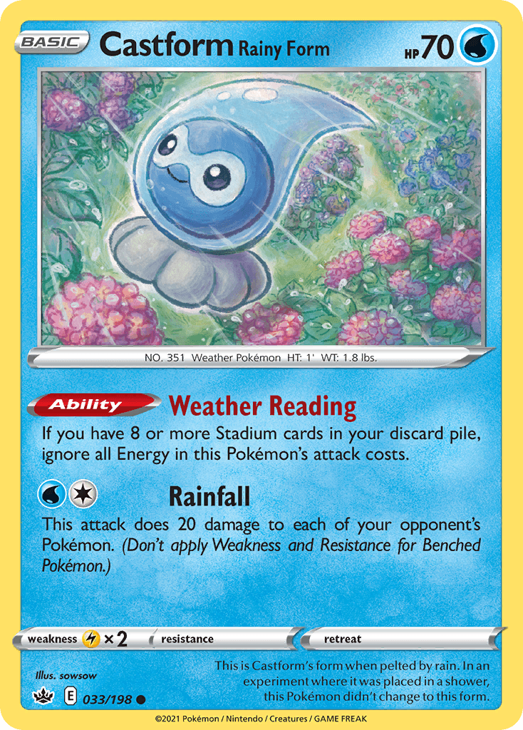Castform Rainy Form — Chilling Reign #33