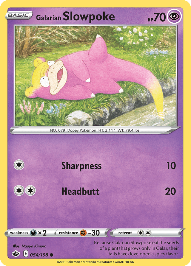 Galarian Slowpoke — Chilling Reign #54