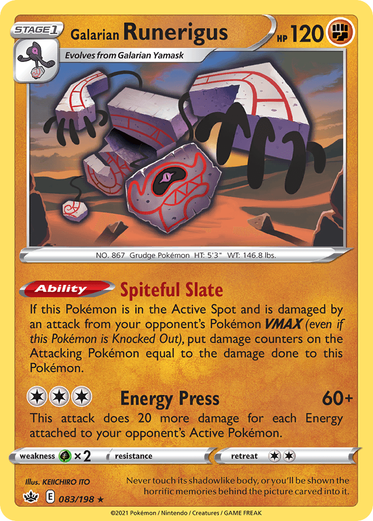 Galarian Runerigus — Chilling Reign #83
