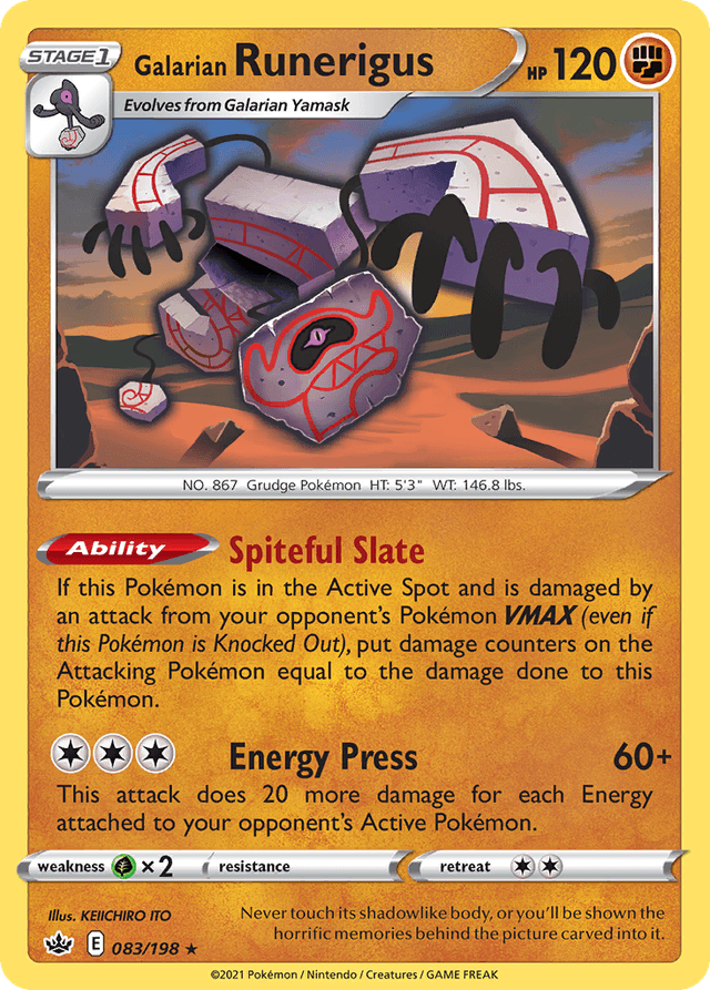 Galarian Runerigus — Chilling Reign #83