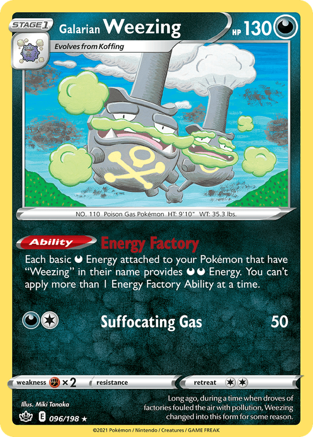 Galarian Weezing — Chilling Reign #96