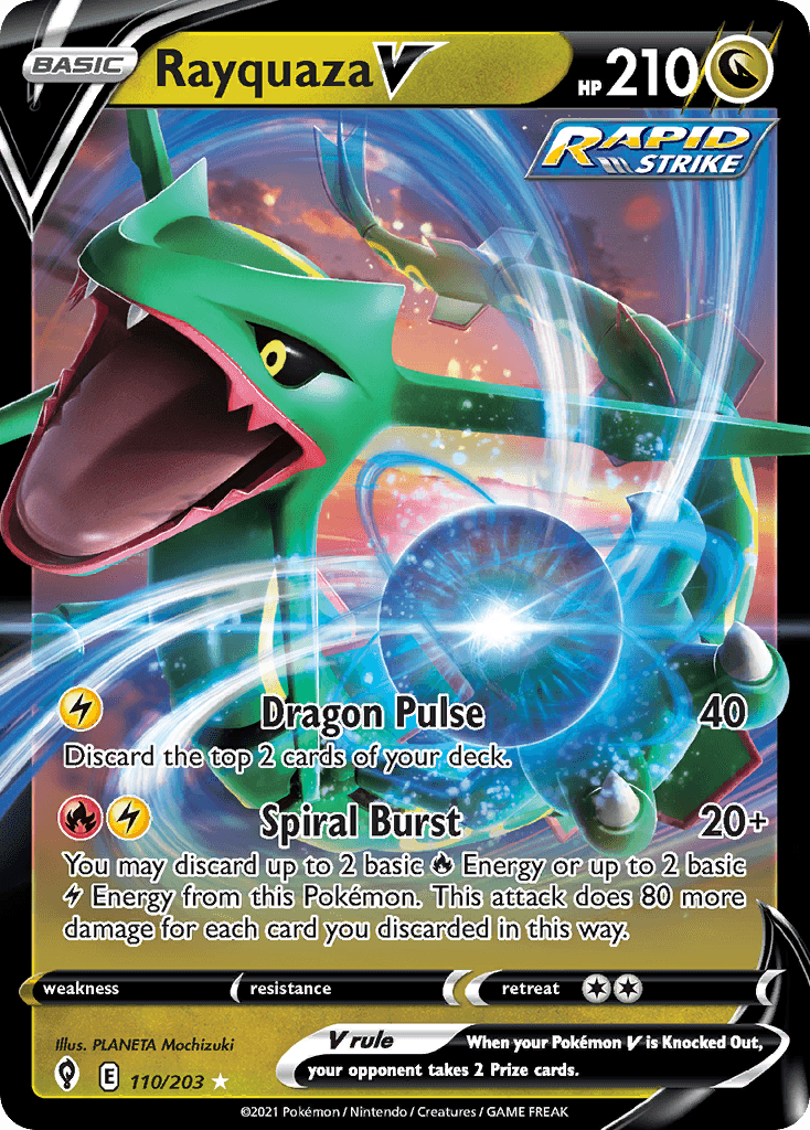 Rayquaza V — Evolving Skies #110