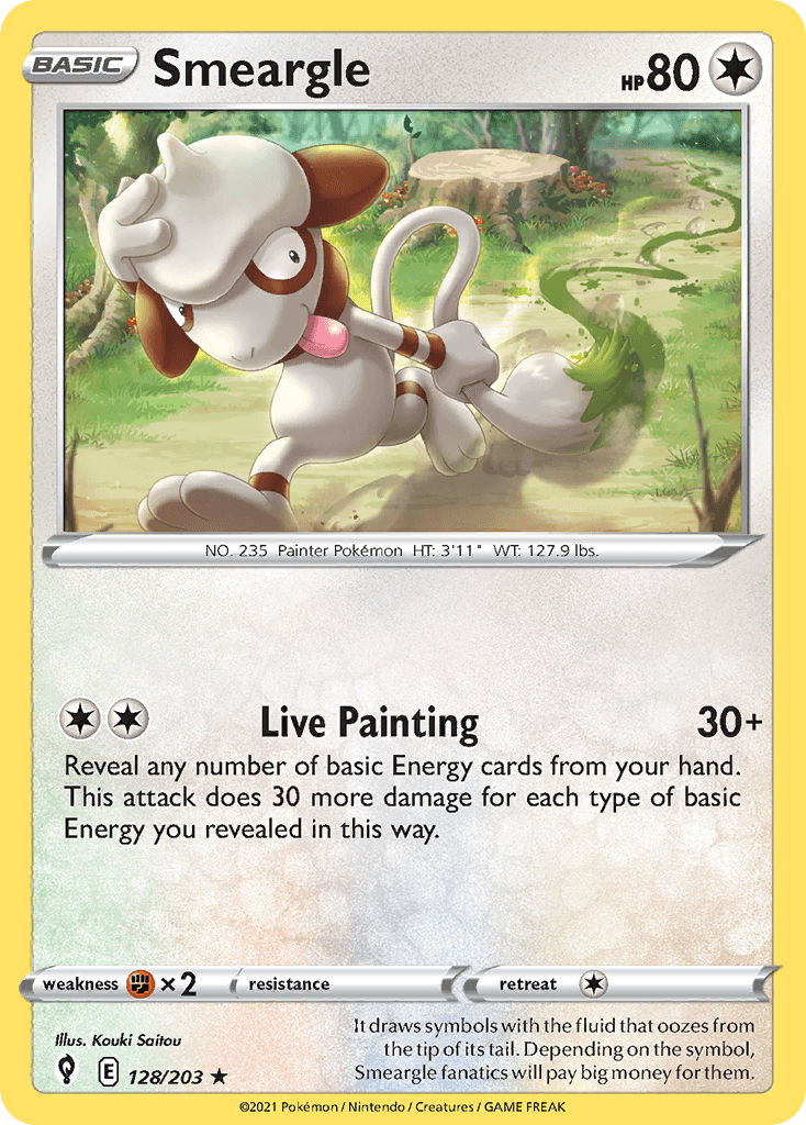 Smeargle — Evolving Skies #128