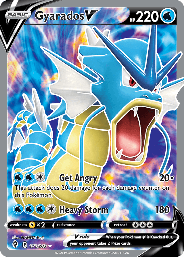 Gyarados V — Evolving Skies #171