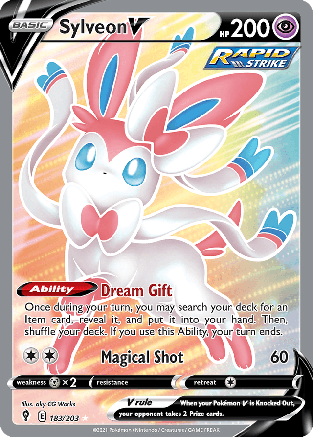 Sylveon V — Evolving Skies #183