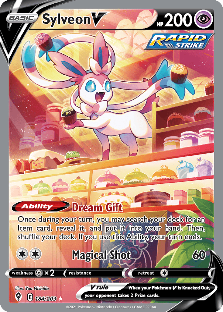Sylveon V — Evolving Skies #184