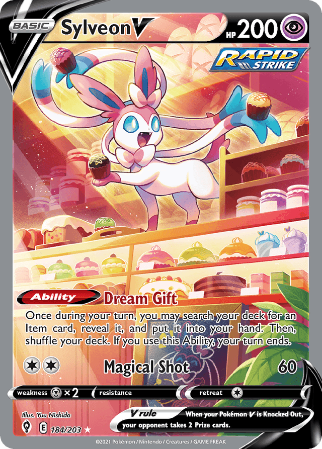 Sylveon V — Evolving Skies #184